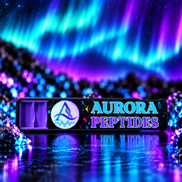 3ML AURORA PEPTIDES 10 VIAL SLIDE STORAGE CASE (HOLOGRAPHIC WHITE)