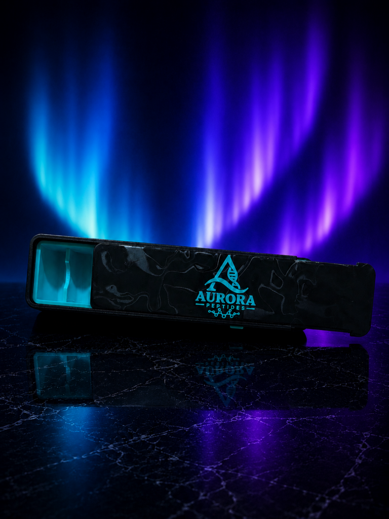 3ML AURORA PEPTIDES 10 VIAL SLIDE STORAGE CASE (TEAL)